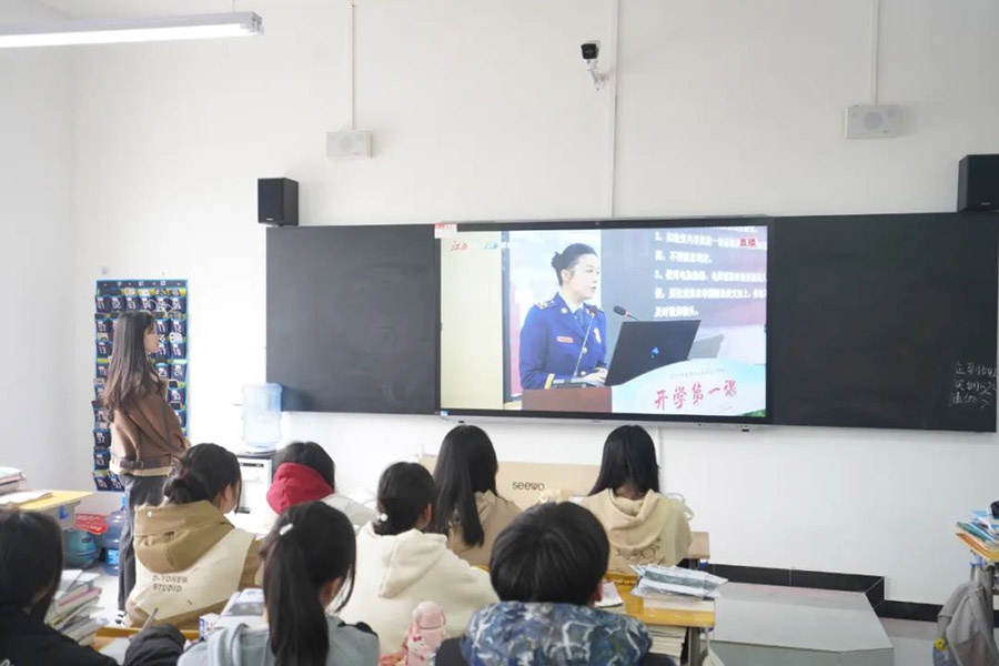 庐山市星辰技工学校：校园安全，你我同行